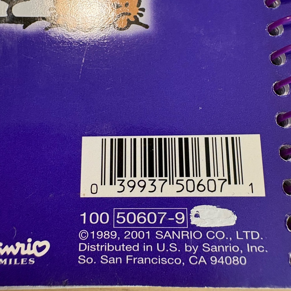 Vintage 2001 Pochacco Spiral Notebook - Picture 3 of 5